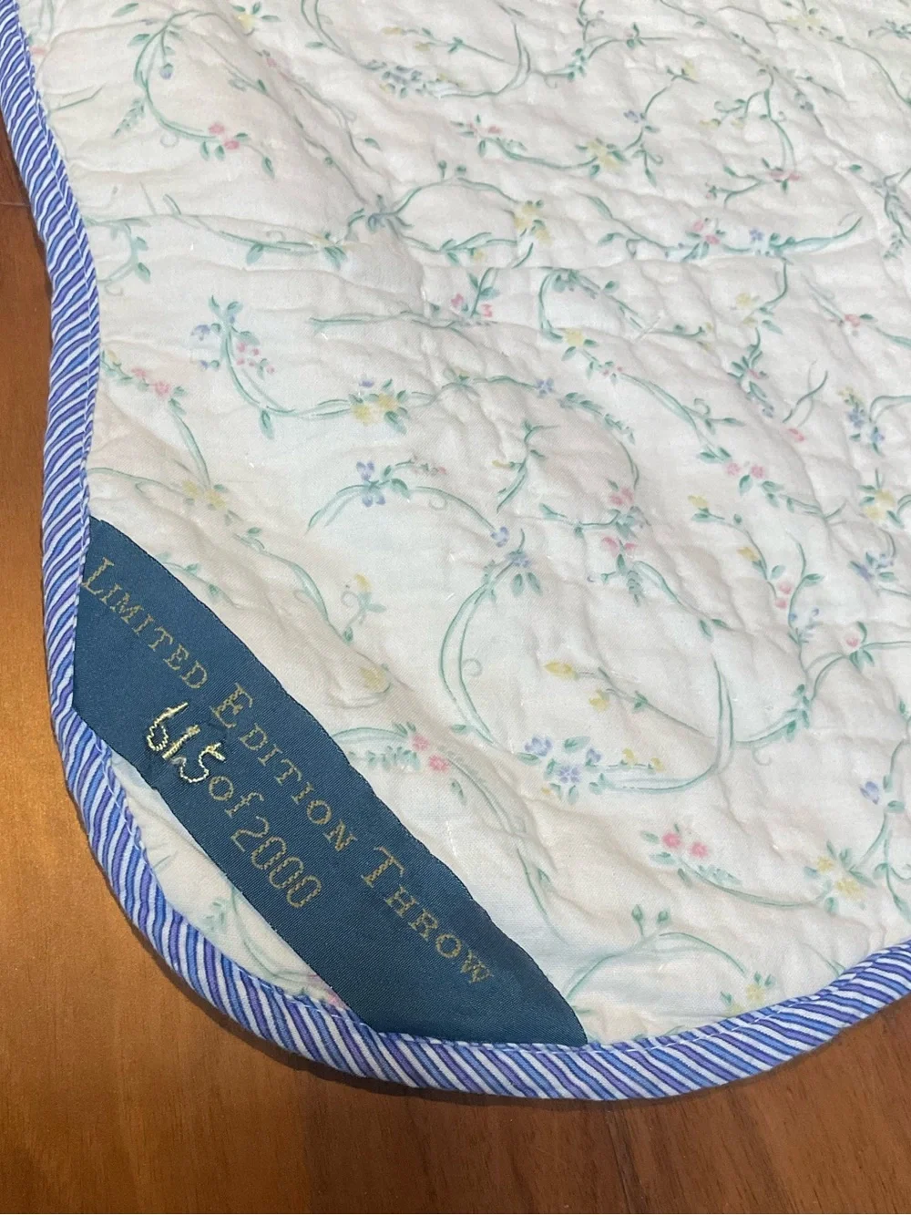 Legacy Home Furnishings 60”x50” Dollhouse Throw Quilted Blanket Limited Ed QVC